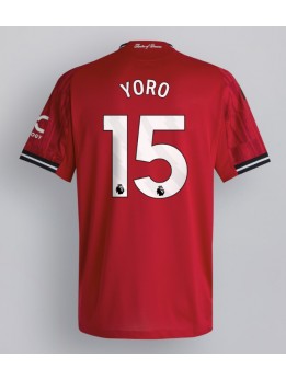 Muži Futbalové oblečenie Manchester United Leny Yoro #15 2025-26 Krátky Rukáv - Domáci